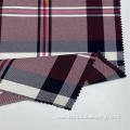 Nice polyester yarn dyed check fabric women's pants